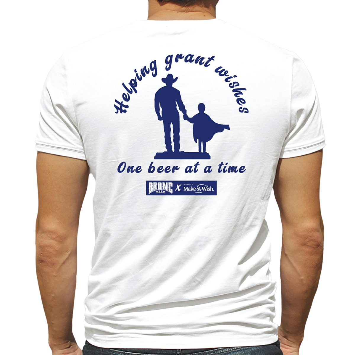 Bronc Make A Wish Hero's Challenge Charity Tee