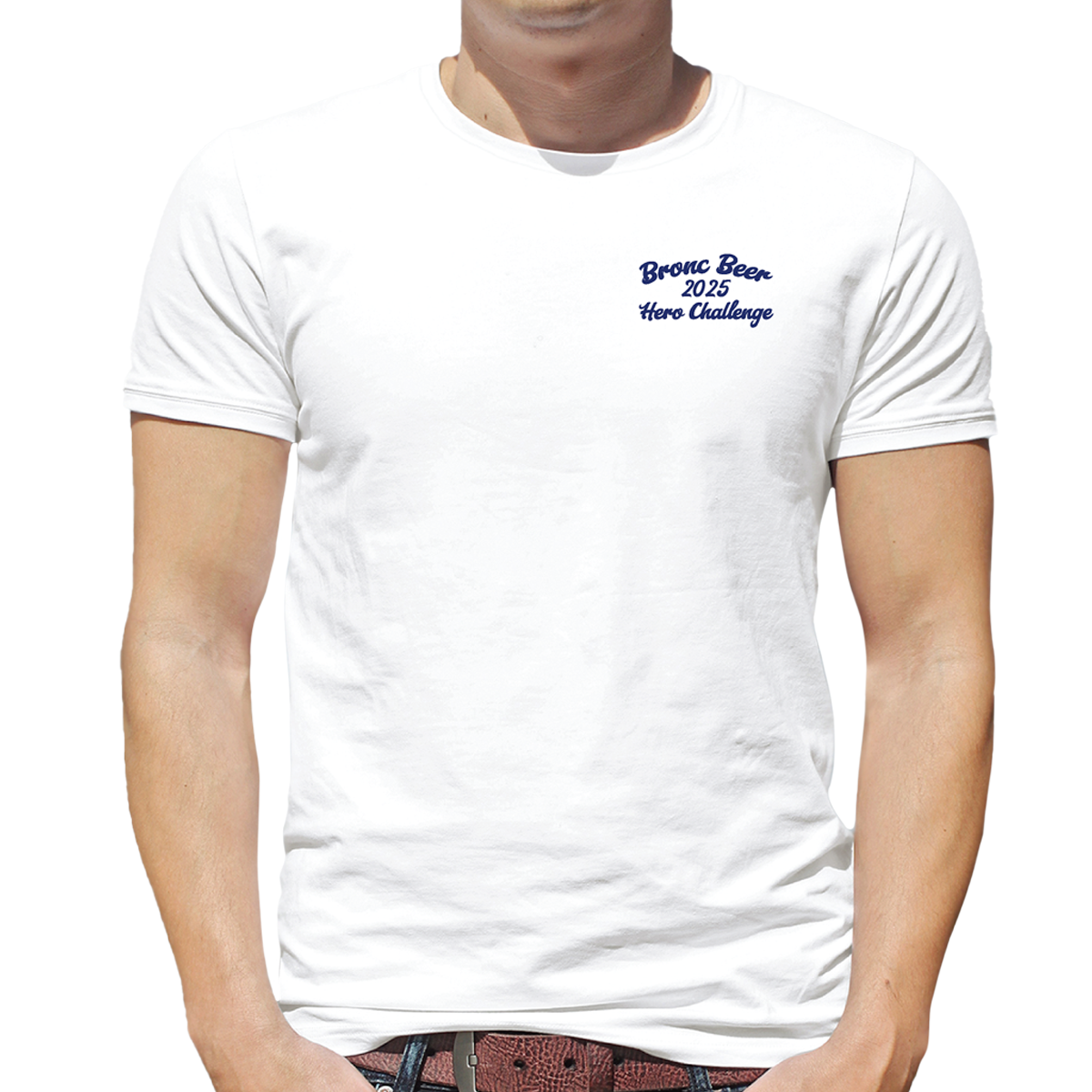 Bronc Make A Wish Hero's Challenge Charity Tee