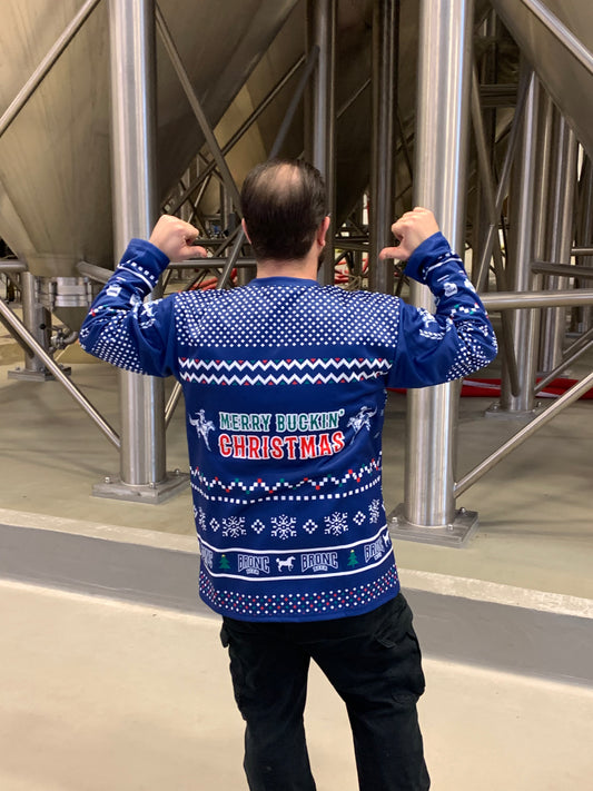 Bronc Beer Ugly Christmas Sweater