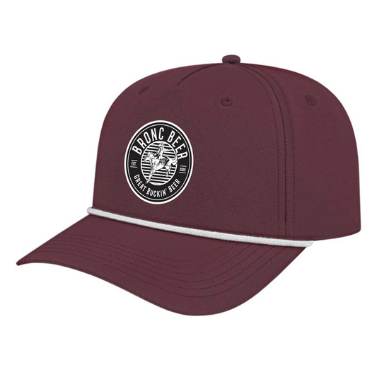 Bronc Rope Hat - Maroon