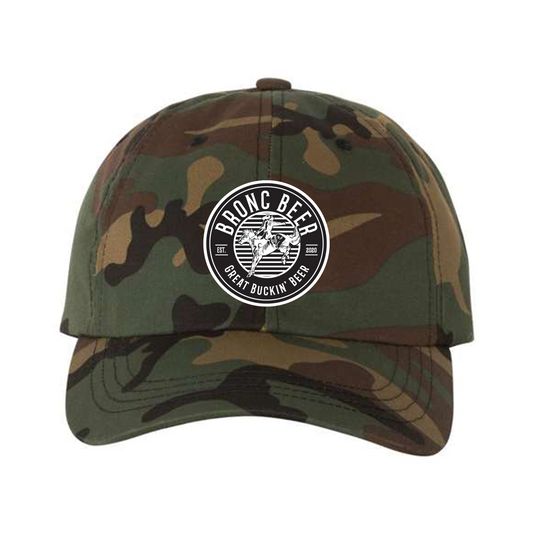 Bronc Patch Dad Hat - Camo