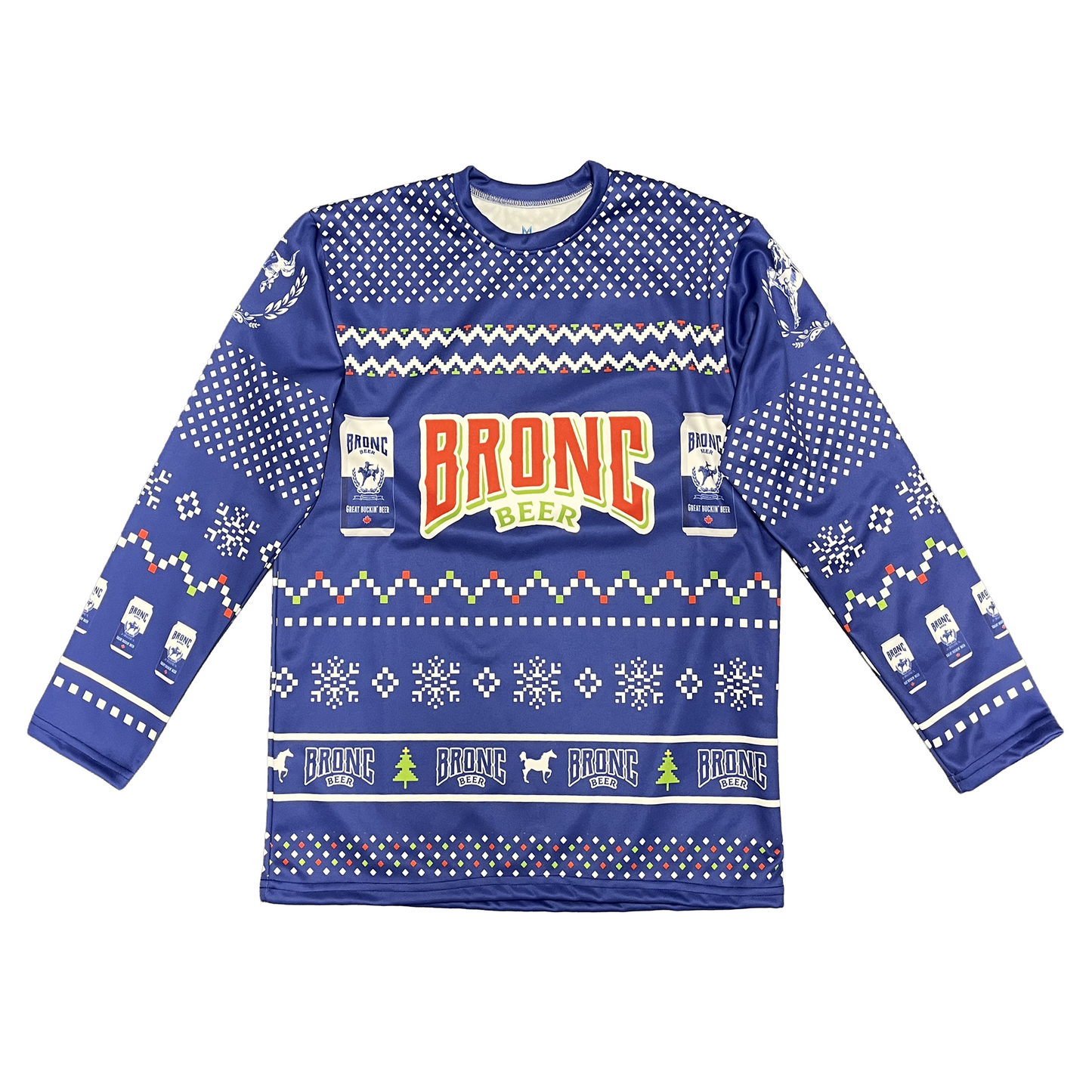 Bronc Beer Ugly Christmas Sweater