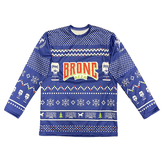Bronc Beer Ugly Christmas Sweater